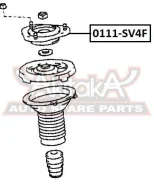 ����� ��������� ������������ Toyota Camry/Vista SV4#/CV40 1994-1998 ASVA 0111-SV4F 0111SV4F ����