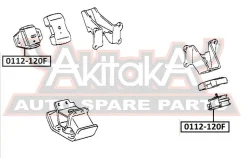 ������� ��������� �������� Toyota Toyota LAND Cruiser Prado 120 GRJ12#/KDJ12#/RZJ12#/TRJ12#/VZ�J12# 2002-2009 ASVA 0112-120F 0112120F ����