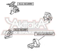 ������� ��������� ����� Toyota Toyota Corolla AE10#/CE10#/EE10# 1991-2002 ASVA 0112-AE100LHAT 0112AE100LHAT ����