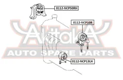 ������� ��������� ����� Toyota Toyota VITZ NCP1#/SCP1# 1999-2005 ASVA 0112-NCP13LH 0112NCP13LH ����