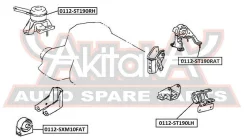 ������� ��������� AT Toyota Carina ASVA 0112-ST190RAT 0112ST190RAT ����
