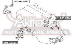 ������� ��������� �������� Toyota Toyota Camry SXV2#/MCV2# 1996-2001 ASVA 0112-SXV20FAT 0112SXV20FAT ����
