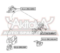 ������� ��������� ������ Toyota Toyota Corolla ADE150/NDE150/NRE150/ZRE15#/ZZ�E150 2006- ASVA 0112-ZRE150RMT 0112ZRE150RMT ����