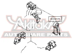 ����������� ������ ������� ��������� AT/MT Toyota Toyota Carina 2 AT17#/ST171/CT171 1988-1992 ASVA 0113-AT17R 0113AT17R ����