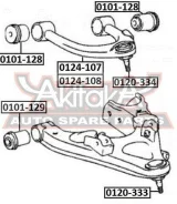 ����� ������� ������ Toyota Toyota LAND Cruiser 100 HDJ101/UZJ100 1998-2007 Toyota Lexus LX470 UZJ100 1998- ASVA 0120-333 0120333 ����