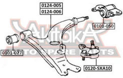 ����� ������� Toyota Toyota RAV4 SXA1# 1993-2000 ASVA 0120-SXA10 0120SXA10 ����