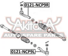 ���������� ������� ���� ����� ��� Toyota/ Yaris 90 ASVA 0121NCP9L 0121NCP9L ����