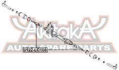 ���� ������� Toyota Toyota LAND Cruiser 100 HDJ101/UZJ100 1998-2007 ASVA 0122-LC100 0122LC100 ����