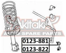 ���� ������������� ����� ���� Toyota/ Carina 2 AT170/ ST170 1988-1992 Toyota/ Corona AT170 1987 ASVA 0123882 0123882 ����