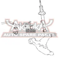 ���� ������������� �������� ������ Toyota Toyota Crown/Majesta GRS18#/UZS18# 2003-2008 ASVA 0123-GSE20FR 0123GSE20FR ����