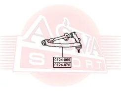 ����� �������� ������� ����� Toyota Hiace/Regiusace KZH1/LH1/RZH1/TRH1 1989-2004 ASVA 0124-069 0124069 ����