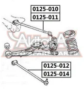 ���� ������ ���������� � ������� ������ ����� Toyota Toyota RAV4 SXA1# 1993-2000 ASVA 0125-014 0125014 ����