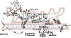 ����������� ������ ����� Nissan Pathfinder R51M 2005- ASVA 0201-021 0201021 ����
