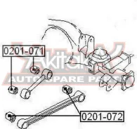 ����������� ������ ���������� ���� Nissan Mistral R20 1994-1999 ASVA 0201-071 0201071 ����
