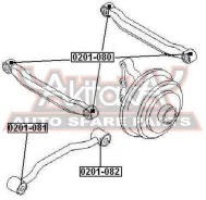 ����������� �������� ������� ����������� ������ Nissan Nissan Primera P10 1990-1996 ASVA 0201-081 0201081 ����