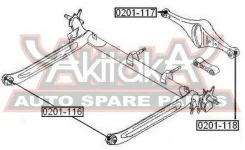 ����������� ������ ����� �������� Infiniti I30 A33 2000-2002 ASVA 0201-116 0201116 ����