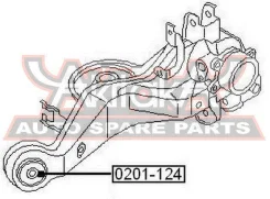 ����������� ������� ����������� ������ Nissan Serena C24 1999-2005 ASVA 0201-124 0201124 ����