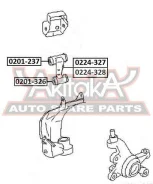 ����������� ��������� ������ ������ Nissan R`Nessa N30 1998-2000 ASVA 0201-237 0201237 ����