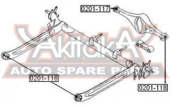 ����������� ������� ������ ������� Infiniti I30 A33 2000-2002 ASVA 0201-117 0201117 ����