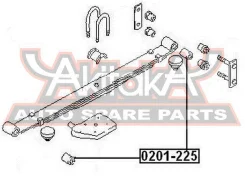 ����������� ������ ������� Nissan Nissan Urvan VE24 1997-2001 ASVA 0201-225 0201225 ����