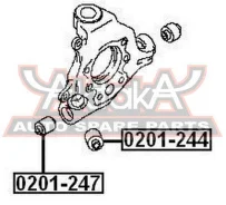 ����������� ������ ����� Nissan Nissan Teana J31 2003-2008 ASVA 0201-247 0201247 ����