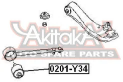 ����������� ��������� �������� Nissan Nissan Cedric/Gloria Y34 1999-2004 ASVA 0201-Y34 0201Y34 ����