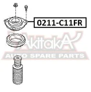 ����� ��������� ������������ ������ Nissan AD/Wingroad Y12 / Tiida C11 / Bluebird G11 / CUBE Z11,12 / Renault CLIO III 05-14 ASVA 0211-C11FR 0211C11FR...