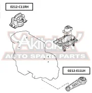 ������� ��������� ������ �������������� Nissan Nissan Tiida C11 2005-2012 ASVA 0212-C11RH 0212C11RH ����