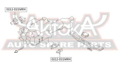 ������� ��������� ������ MT Nissan Nissan KING CAB D22 1998- ASVA 0212-D21MRH 0212D21MRH ����