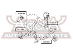 ������� ��������� ������ Nissan Altima L31 2001-2006 ASVA 0212-L31R 0212L31R ����