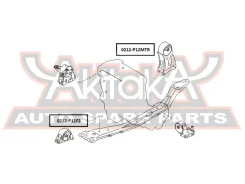 ������� ��������� �������� Nissan Primera P11 1996-2001 ASVA 0212-P11F2 0212P11F2 ����