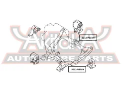 ������� ��������� ������ AT Nissan Nissan Primera P11 1996-2001 ASVA 0212-P11RAT 0212P11RAT ����