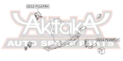 ������� ��������� ������ AT/CVT Nissan Nissan Primera P11 1996-2001 ASVA 0212-P11ATRH 0212P11ATRH ����