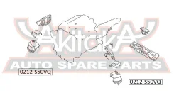 ������� ��������� VQ35DE �������������� Infiniti FX45/35 S50 2002-2008 ASVA 0212-S50VQ 0212S50VQ ����