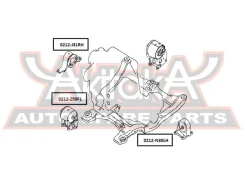 ������� ��������� �������� Nissan Murano Z50 2002-2007 ASVA 0212-Z50F1 0212Z50F1 ����