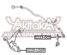 ����� ������� ��������� ������� ������ Nissan Nissan Presage U30 1998-2003 ASVA 0220-U30F 0220U30F ����