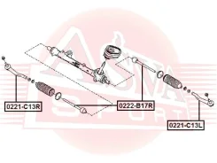 ���������� ������� ����� Nissan Pulsar C13M 2014.07- EL ASVA 0221-C13L 0221C13L ����