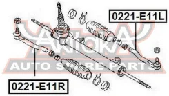 ���������� ������� ����� Nissan NOTE ASVA 0221-E11L 0221E11L ����