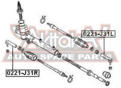 ���������� ������� ������ Nissan Teana J31 2003-2008 ASVA 0221-J31R 0221J31R ����