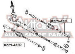 ���������� ������� ������ Nissan Teana J32 2008- ASVA 0221-J32R 0221J32R ����