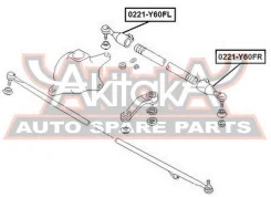 ���������� ������� ������ Nissan Patrol Safari Y60 ASVA 0221-Y60FR 0221Y60FR ����