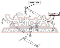 ���������� ������� ����� Nissan Patrol Safari Y60 ASVA 0221-Y60L 0221Y60L ����