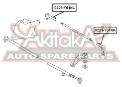 ���������� ������� ������ Nissan Patrol Safari 2004- ASVA 0221-Y61NR 0221Y61NR ����