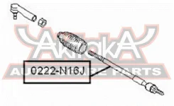 ���� ������� Nissan Nissan : Sunny B15 Japannissan Sunny B15 1998-2004 ASVA 0222-N16J 0222N16J ����