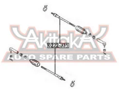 ���� ������� Nissan Teana J31Presage U31 2003- ASVA 0222-J31 0222J31 ����