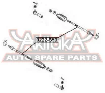 ���� ������� Nissan Infiniti FX45/35 S50 2002- ASVA 0222-S50 0222S50 ����