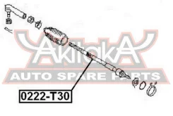 ���� ������� Nissan X-Trail T30 2000-2007 ASVA 0222-T30 0222T30 ����