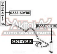 ���� ������������� ������ ����� Nissan Nissan Patrol Safari Y61 1997-2002 ASVA 0223-60YRL 022360YRL ����