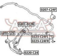 ���� ������������� �������� ������ Nissan Nissan : Serena C24Nissan Serena C24 1999-2004 ASVA 0223-C24FR 0223C24FR ����