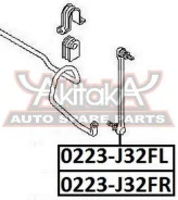 ���� ������������� �������� ����� Nissan Nissan Teana J32 ASVA 0223-J32FL 0223J32FL ����